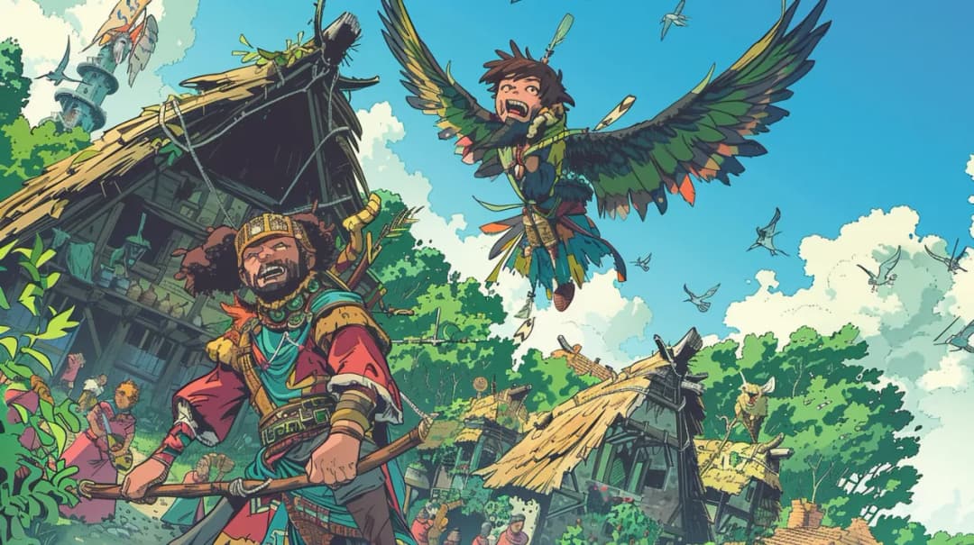 Kajko i Kokosz: Szkoła latania - komiks o dalszych przygodach