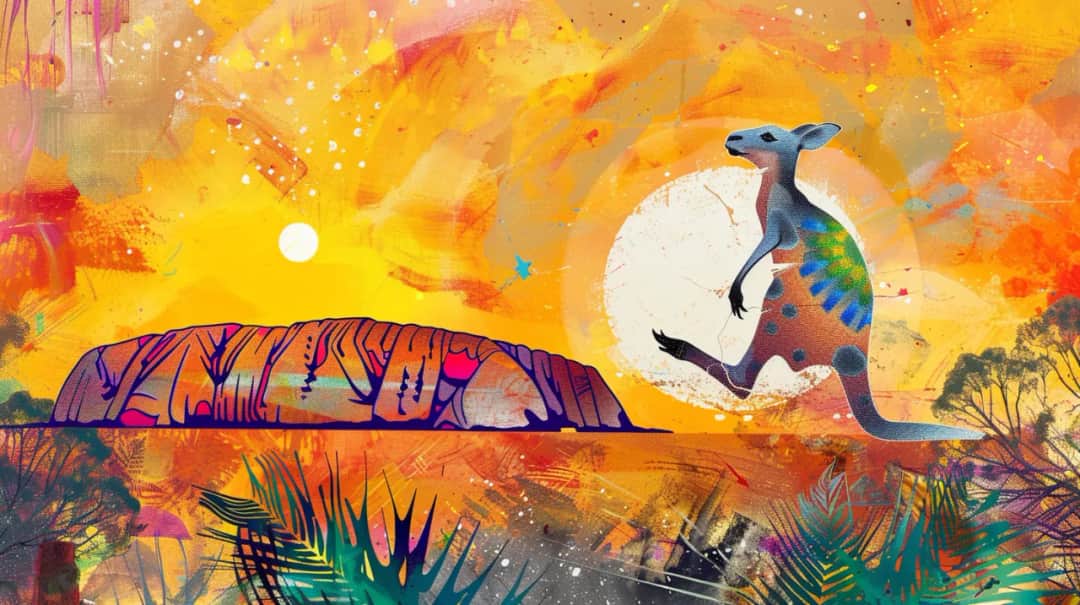 Plakaty o Australii - inspirujące grafiki z antypodów do ozdabiania ścian.